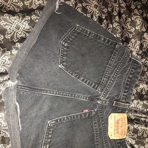 High waisted Levi shorts